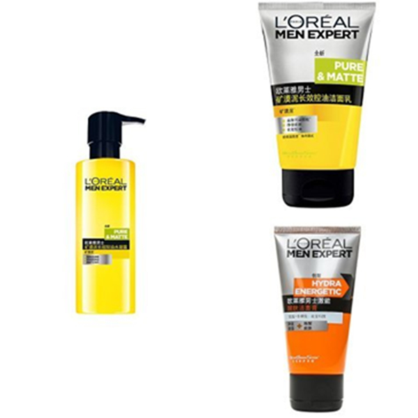 肌肤屏障！巴黎欧莱雅男士矿漠泥长效控油水凝露