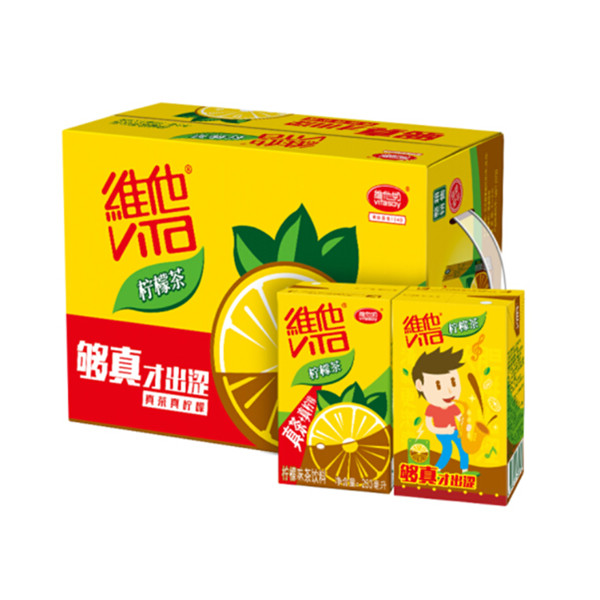 超爽体验！维他 柠檬茶250ml*16盒 整箱
