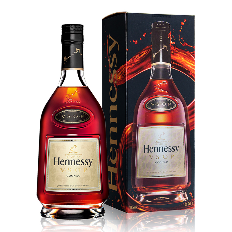 99酒水节！轩尼诗干邑白兰地vsop700mL