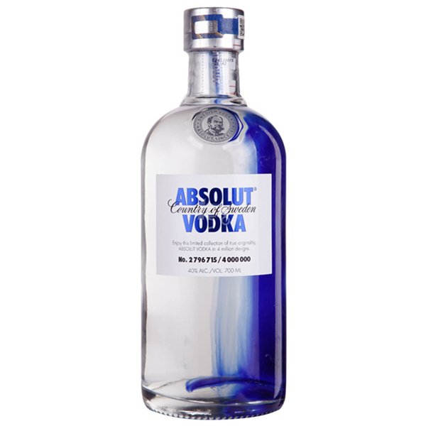 PG ONE限量款！absolut绝对伏特加歌词瓶PGone原味500ml