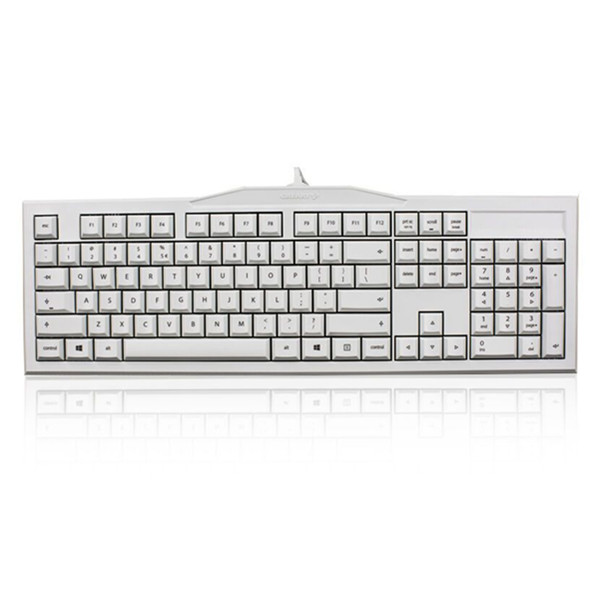 品质如一！cherry樱桃MX-BOARD 2.0白色青轴键盘