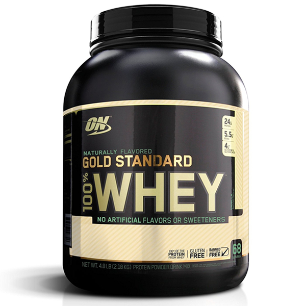 健身增肌！Optimum Nutrition乳清粉自然香草口味4.8镑