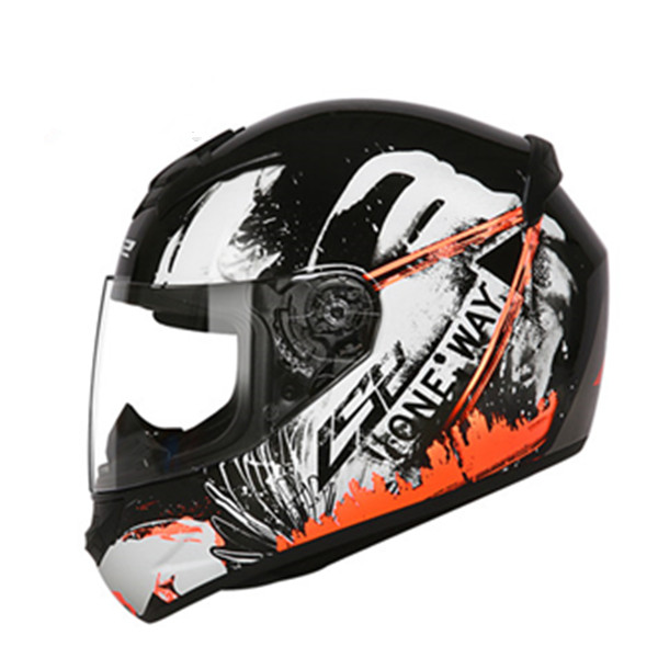 个性酷炫！LS2摩托车机车夏季全盔跑车全覆式头盔FF352