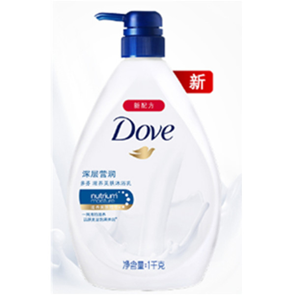 深层滋润！多芬沐浴露深层营润1kg+多芬樱花甜香1kg+190g