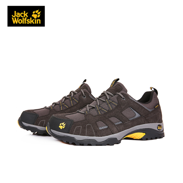 防滑耐磨！聚划算 Jackwolfskin狼爪透气防滑耐磨男士远足鞋