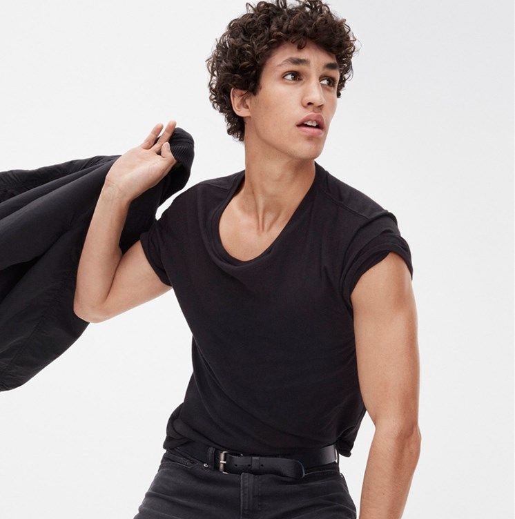 99聚划算！Gap男装基本款纯色纯棉T恤