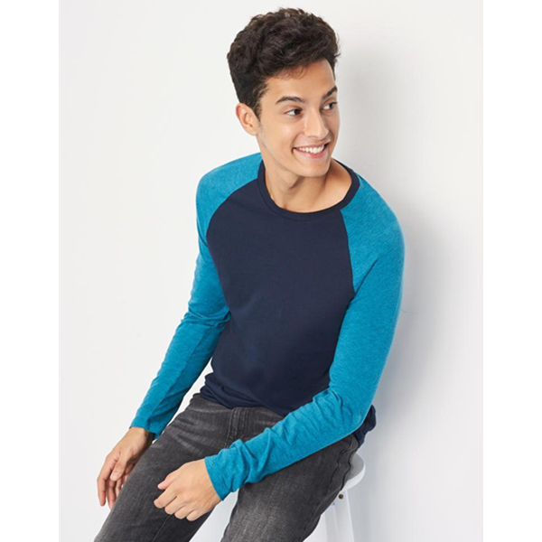 99聚划算！Old Navy插肩袖针织长袖圆领T恤823308