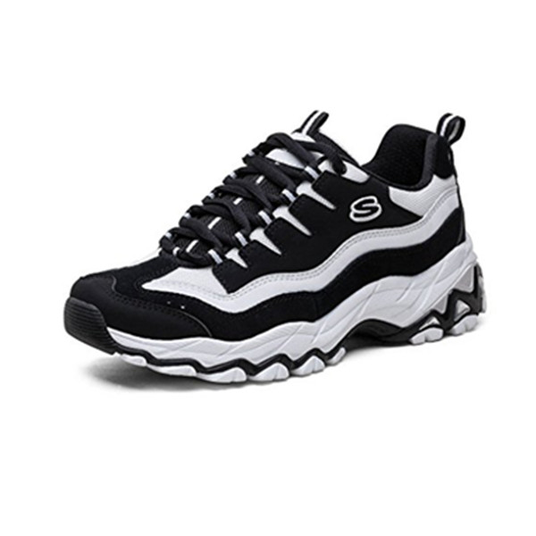 双色可选！斯凯奇厚底百搭休闲鞋66666042