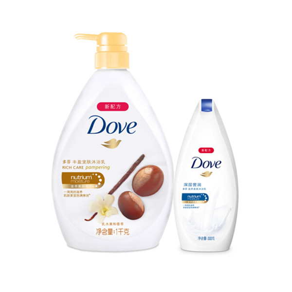 限时抢购！多芬(DOVE)沐浴露套装