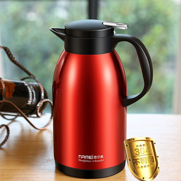 超长保温！恩尔美不锈钢大容量家用保温瓶