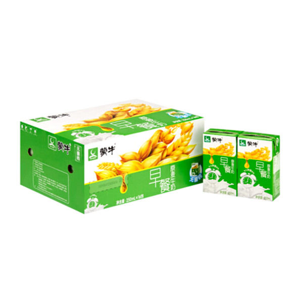 秒杀好价！蒙牛 早餐奶麦香味利乐包 250ml&times;16盒