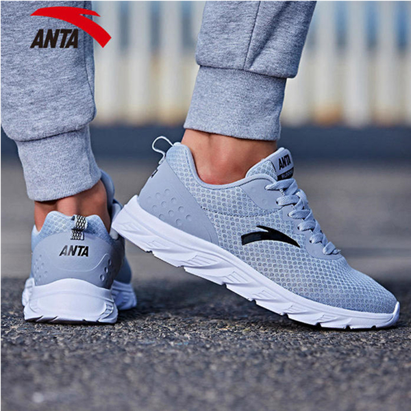 休闲透气！安踏男鞋跑步鞋2017新款夏秋季运动鞋