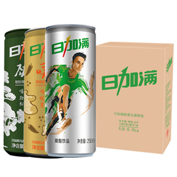 品质饮品！日加满能量包量贩装250ml*24瓶