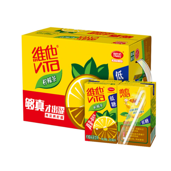 超爽体验！维他低糖柠檬茶250ml*16盒