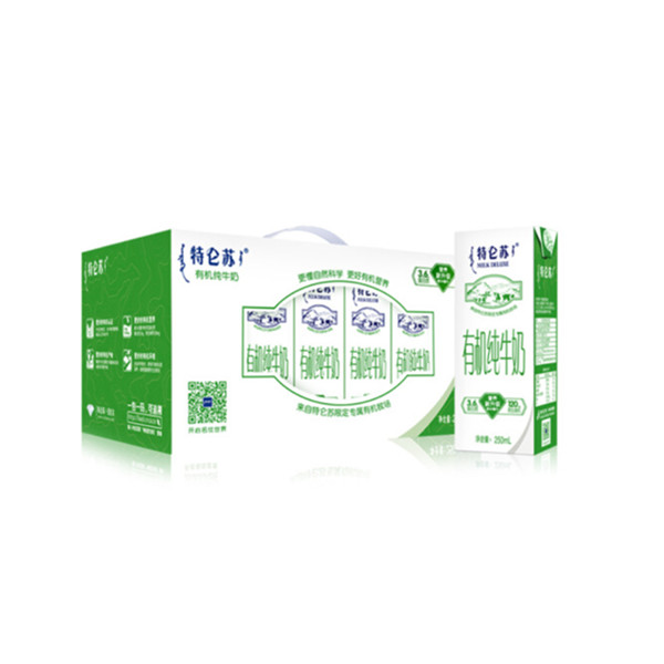 优质蛋白！蒙牛特仑苏有机奶250ml*12礼盒装