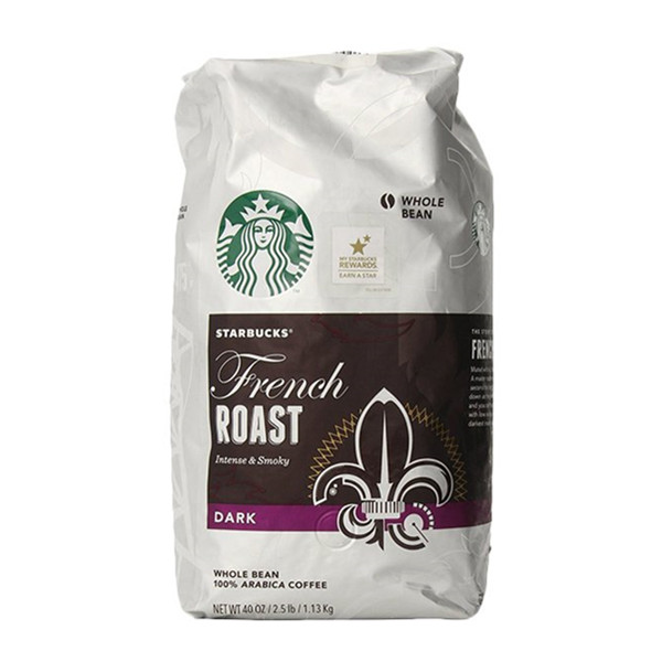 醇厚口感！Starbucks星巴克法式深度烘培浓香咖啡豆1.13公斤装