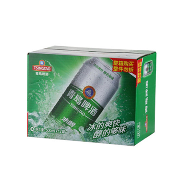 大罐装！青岛啤酒 冰醇易拉罐 500ml*12/听