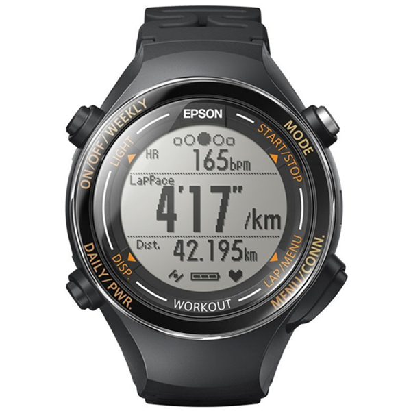 马拉松级续航！EPSON爱普生RUNSENSE SF-850 GPS运动腕表