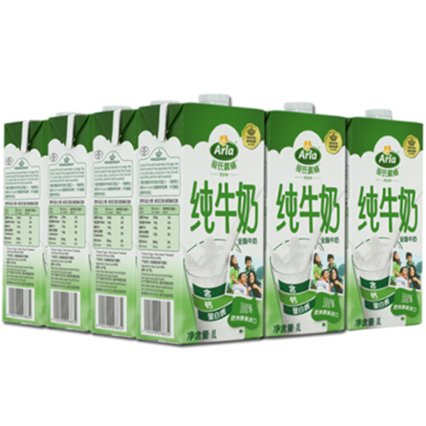 德国进口！Arla爱氏晨曦全脂牛奶1L*12