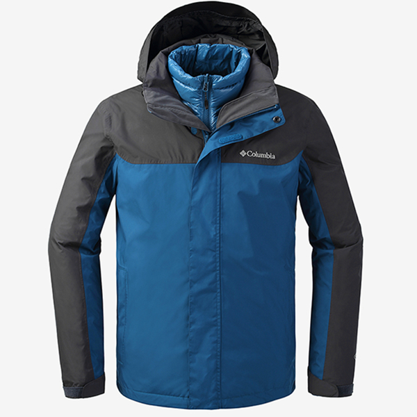 经典款！Columbia哥伦比亚男款三合一冲锋衣PM1339