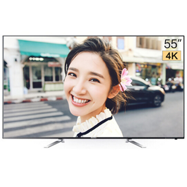 纤薄窄边！海尔模卡U55H3 4K超高清LED液晶电视