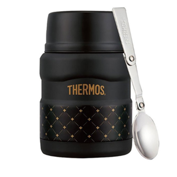 小巧精致！THERMOS膳魔师不锈钢真空焖烧罐470ml