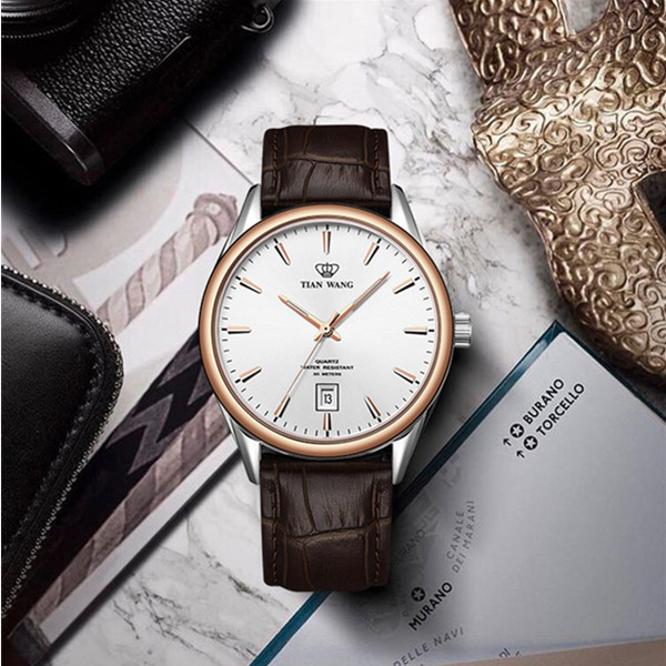 简约时尚！天王表时尚简约情侣手表！