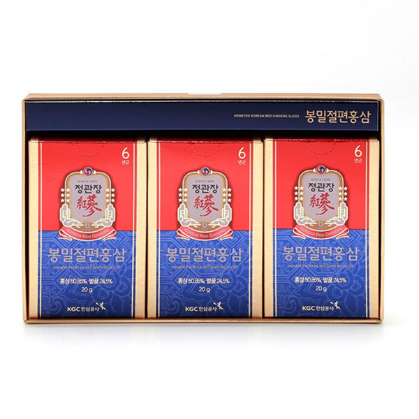 补气养血！KGC正官庄蜂蜜高丽参切片20g*6包