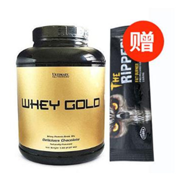 赠试吃装！UN 金牌乳清蛋白粉 5磅