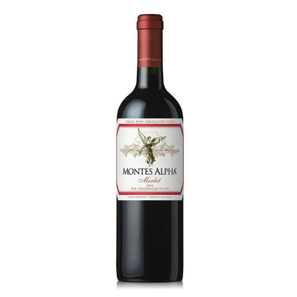智利进口！Montes 蒙特斯欧法梅洛干红葡萄酒 750ml