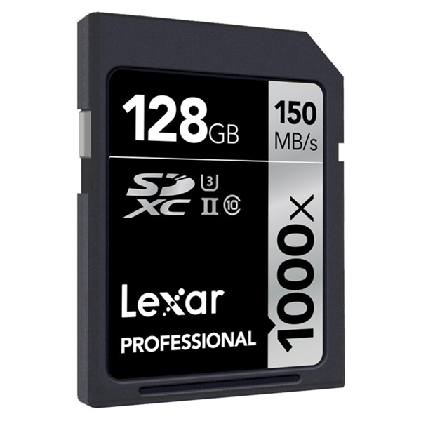 高速讀取！Lexar 雷克沙1000X SDXC 存儲(chǔ)卡128GB