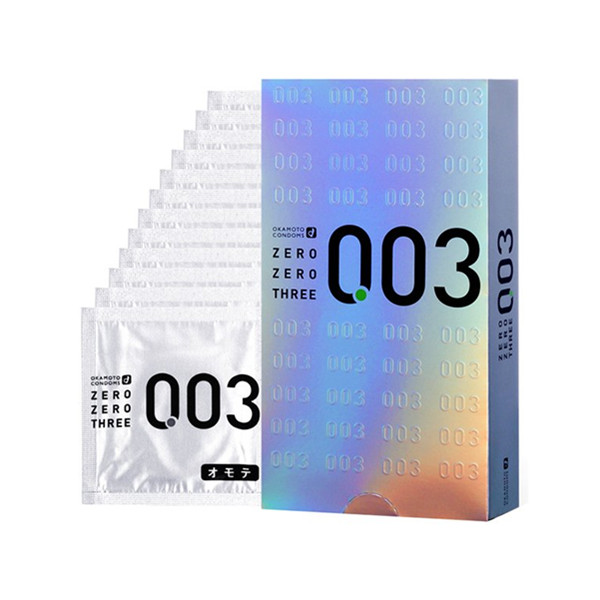 紧致贴合！okamoto冈本003白金版12只装