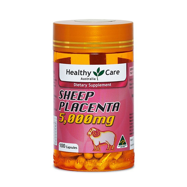 滋润肌肤！Healthy Care羊胎素胶囊100粒/瓶