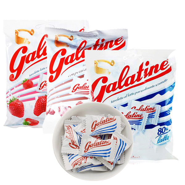 淡淡奶香！Galatine佳乐锭意大利原装牛乳片3袋