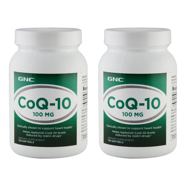 心脏之源！GNC健安喜辅酶Q10胶囊120粒2瓶装