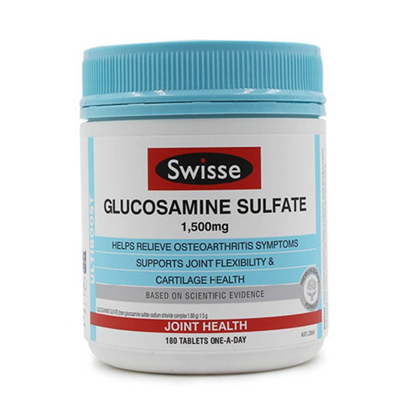缓解不适！Swisse硫酸氨基葡萄糖180片/瓶