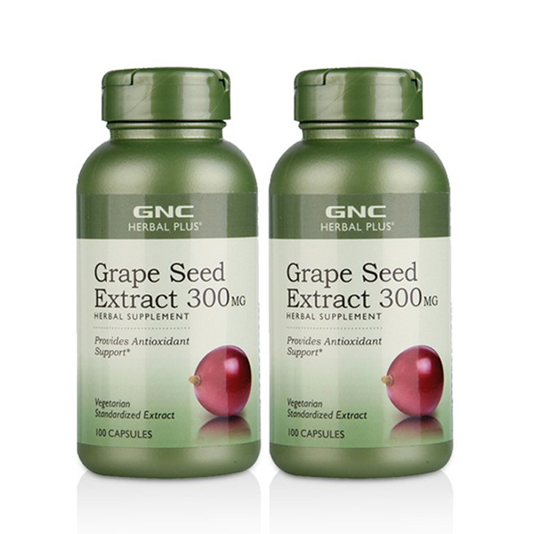 对抗衰老！GNC健安喜葡萄籽胶囊100粒*2瓶