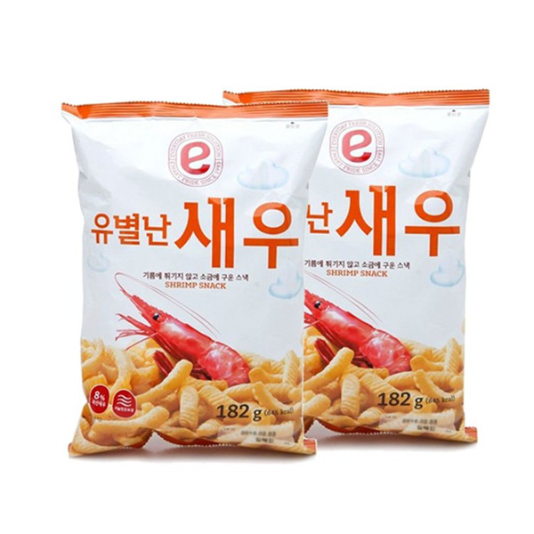 清仓好价！emart易买得虾味薯条40克*2件装