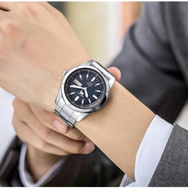 双重优惠！SEIKO 精工 男士机械表 SNKN67J1