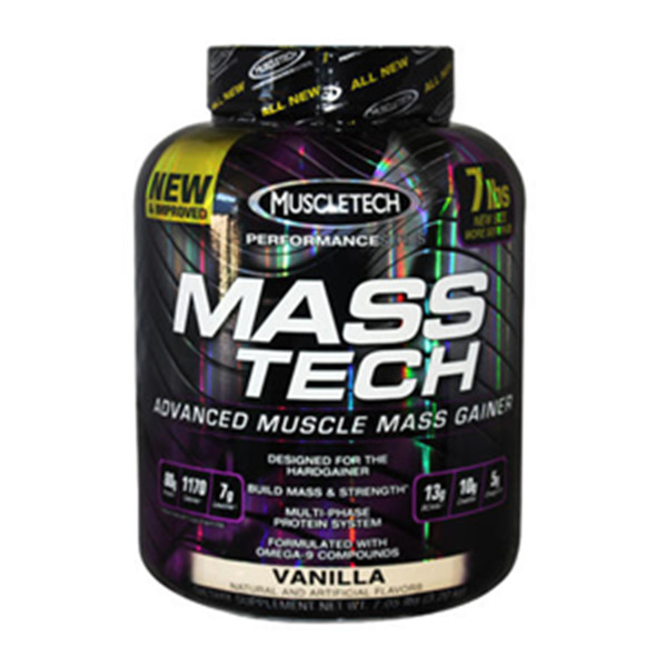 健身必备！Muscletech 增肌增重粉 7磅
