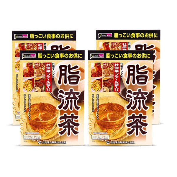 排除脂肪！山本汉方脂流茶240克*4件装