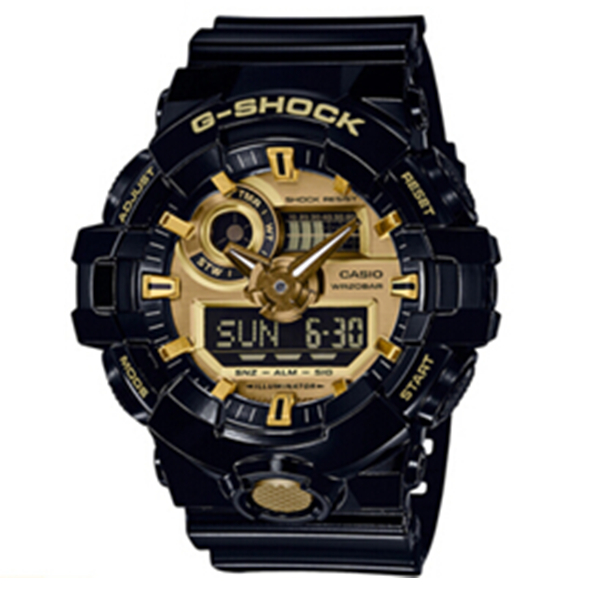 运动潮流！卡西欧G-SHOCK运动手表GA-710GB-1A