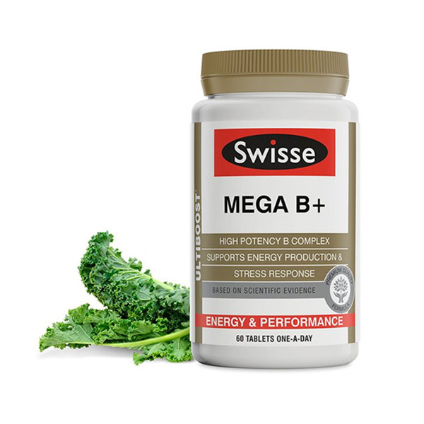 缓解疲劳！Swisse 高强度复合维生素B片60片/瓶