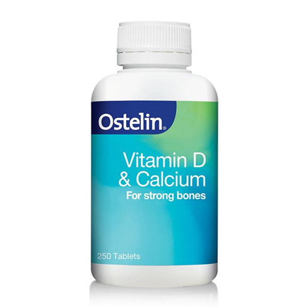 促进钙吸收！Ostelin奥斯特林VD+钙片250片/瓶