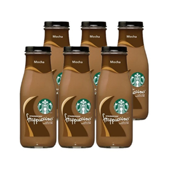 顺滑口感！STARBUCKS星巴克星冰乐摩卡味6瓶