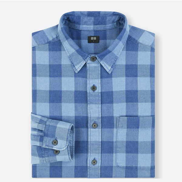 舒适好款！优衣库UNIQLO 男装 法兰绒格子衬衫(长袖) 401850