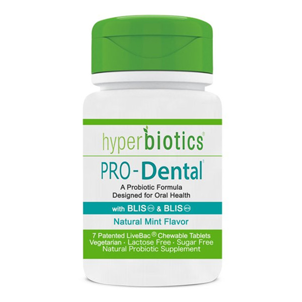 清新自然！HYPERBIOTICS合百益口腔配方益生菌颗粒7粒/瓶