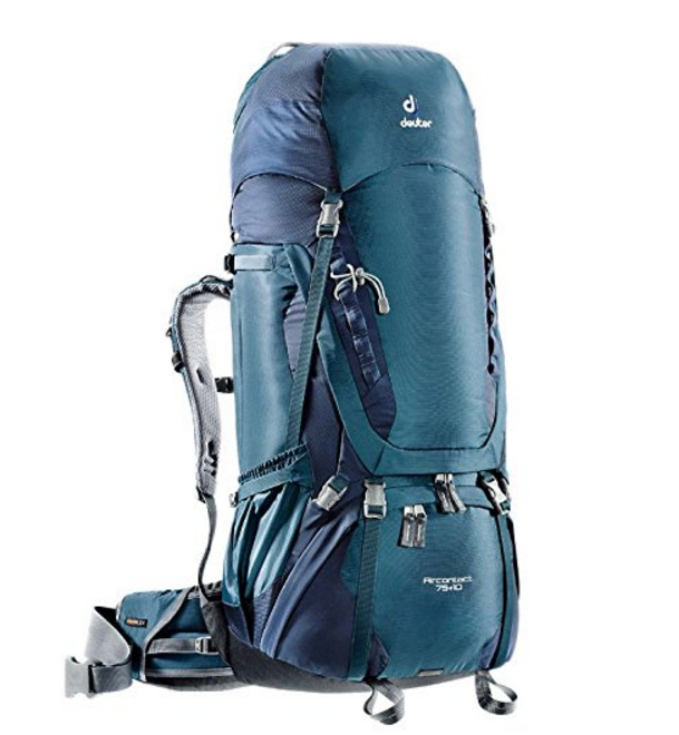 穿越常备！deuter 多特 男专业登山徒步透气背包 3320716 85L