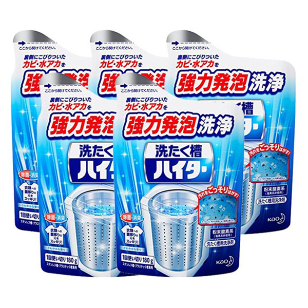 强效去污！Kao花王洗衣机槽酵素清洁粉180克/袋*5