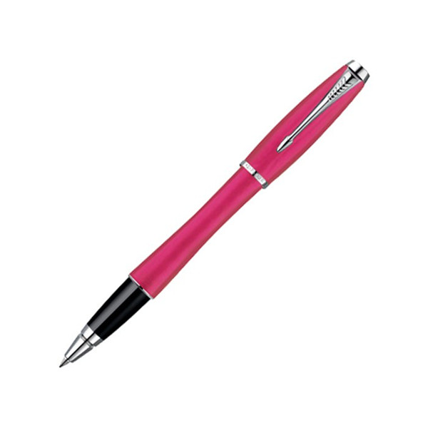 十足质感！PARKER 派克都市粉红白夹签字笔